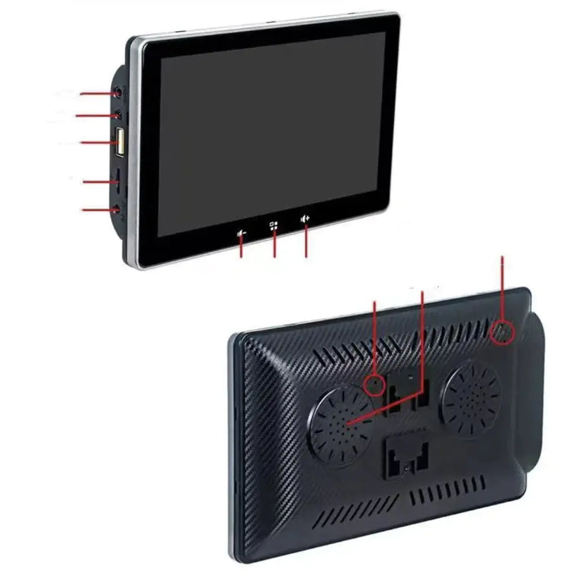 Car 7-inch Wireless Display Supports Local Playback HD Screen