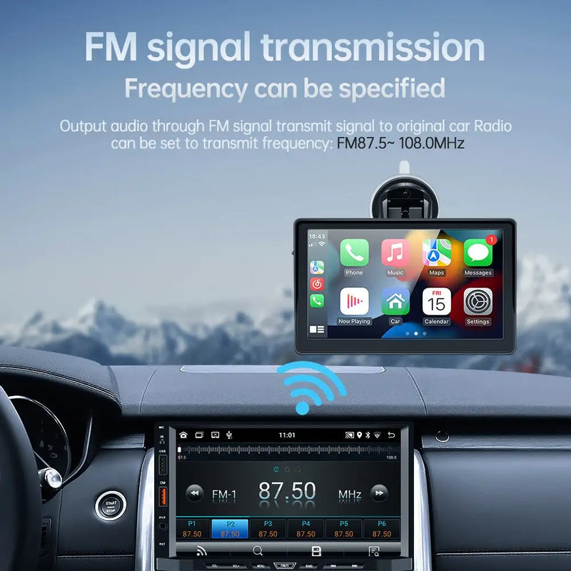 Car Radio Multimedia Player With Touchscreen