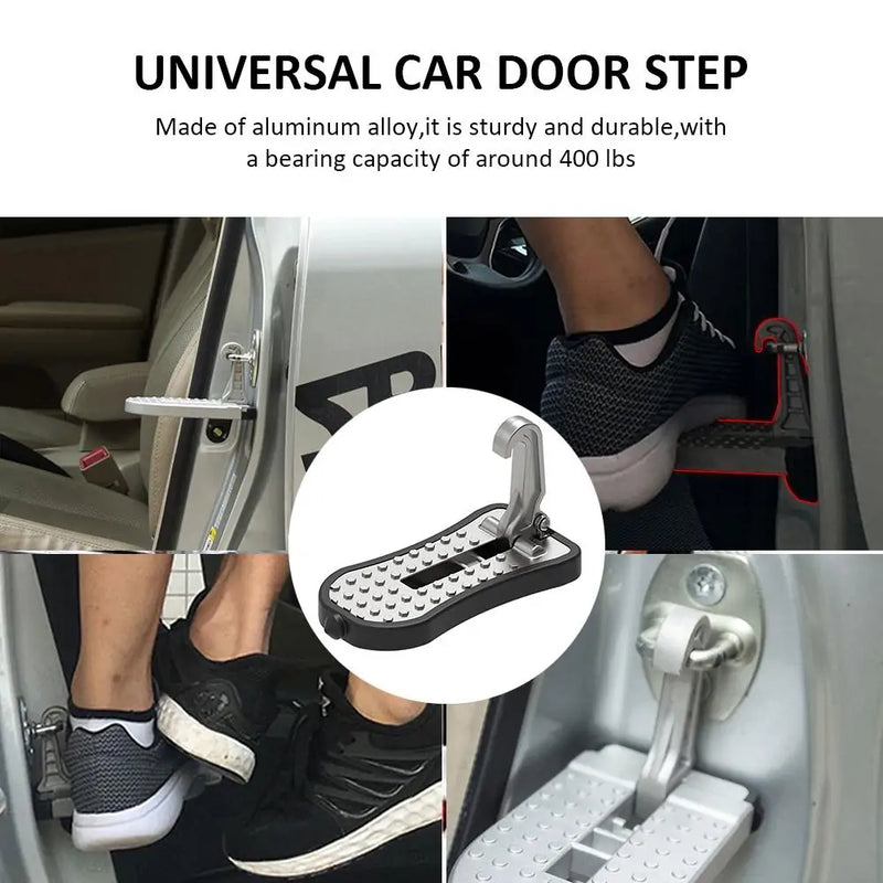 Car Door Step Pedal for Universal Auto Rooftop Access and Safety