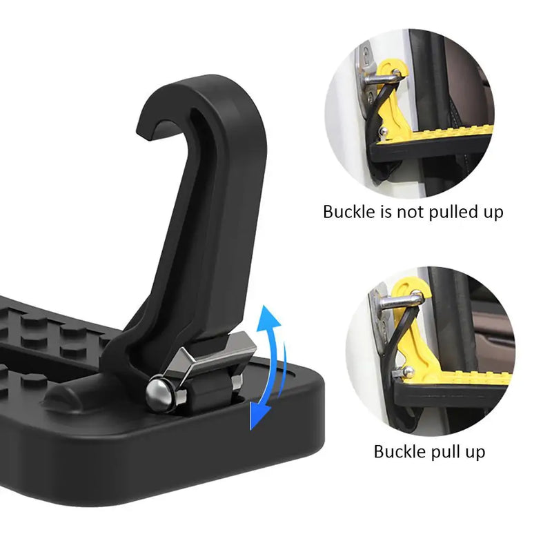 Car Door Step Pedal for Universal Auto Rooftop Access and Safety